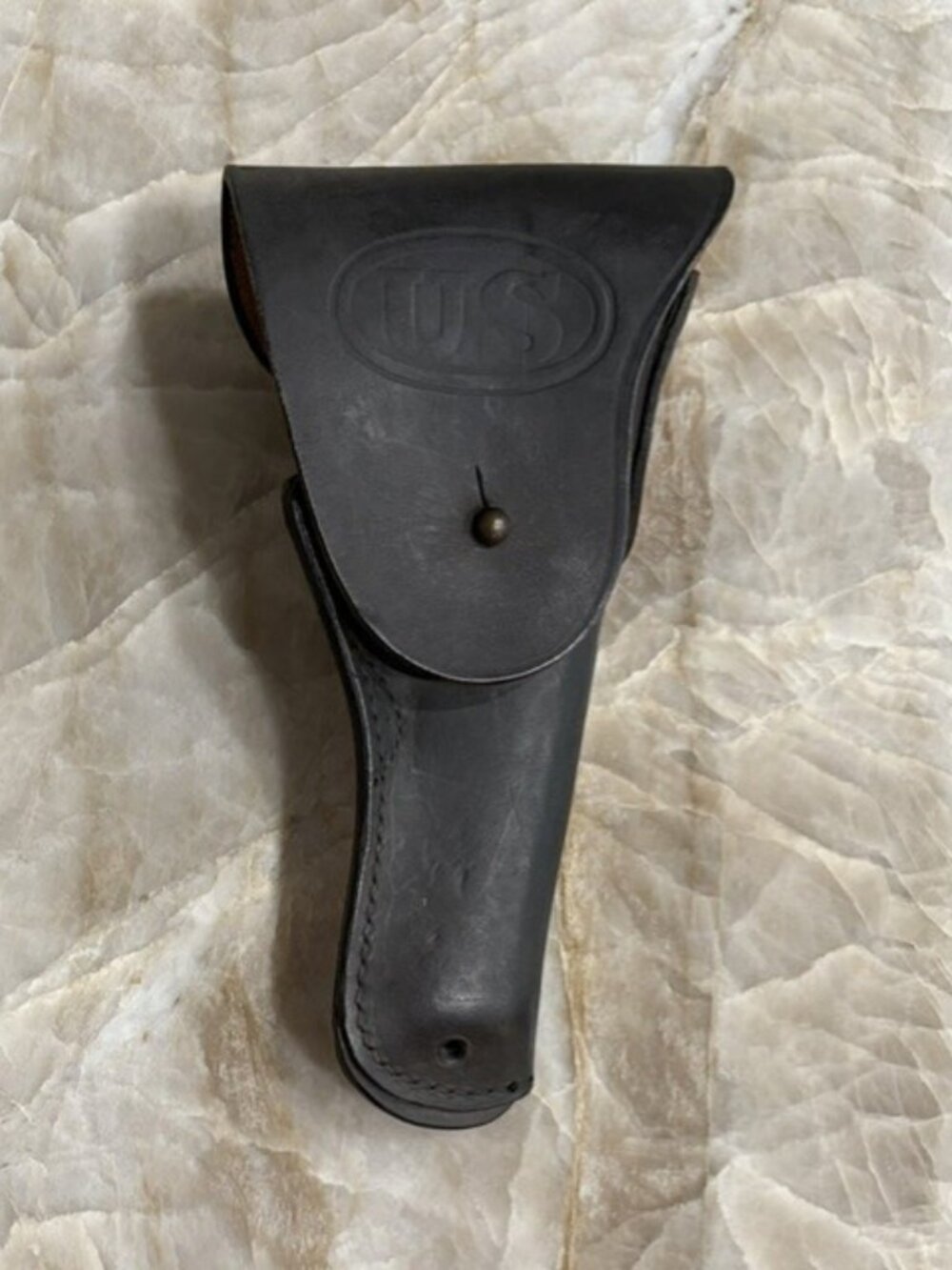 WWII Leather Holster Colt .45 M1911 Warren Leather Goods Co USMC Collectible